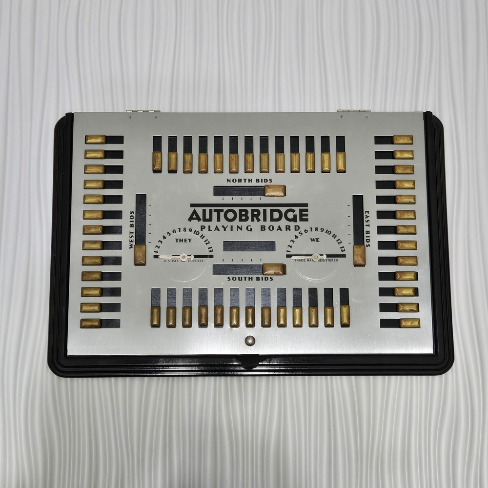 Autobridge Playing Board Bridge‎ Game & Deal Sheets 1930s